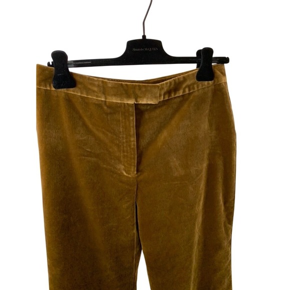 Brooks Brothers Brown Velvet Pants Womens Size 8 Tailored Bomberg Lining Cotton - Picture 3 of 7